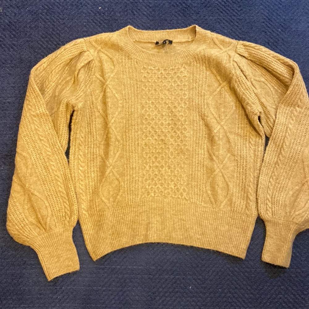 1. State Mixed Knit Crewneck Sweater